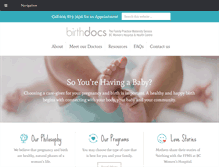 Tablet Screenshot of birthdocs.ca